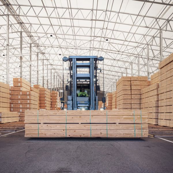 Nadelholz, Konstruktionsholz C24 und verleimtes Holz KVH und BSH